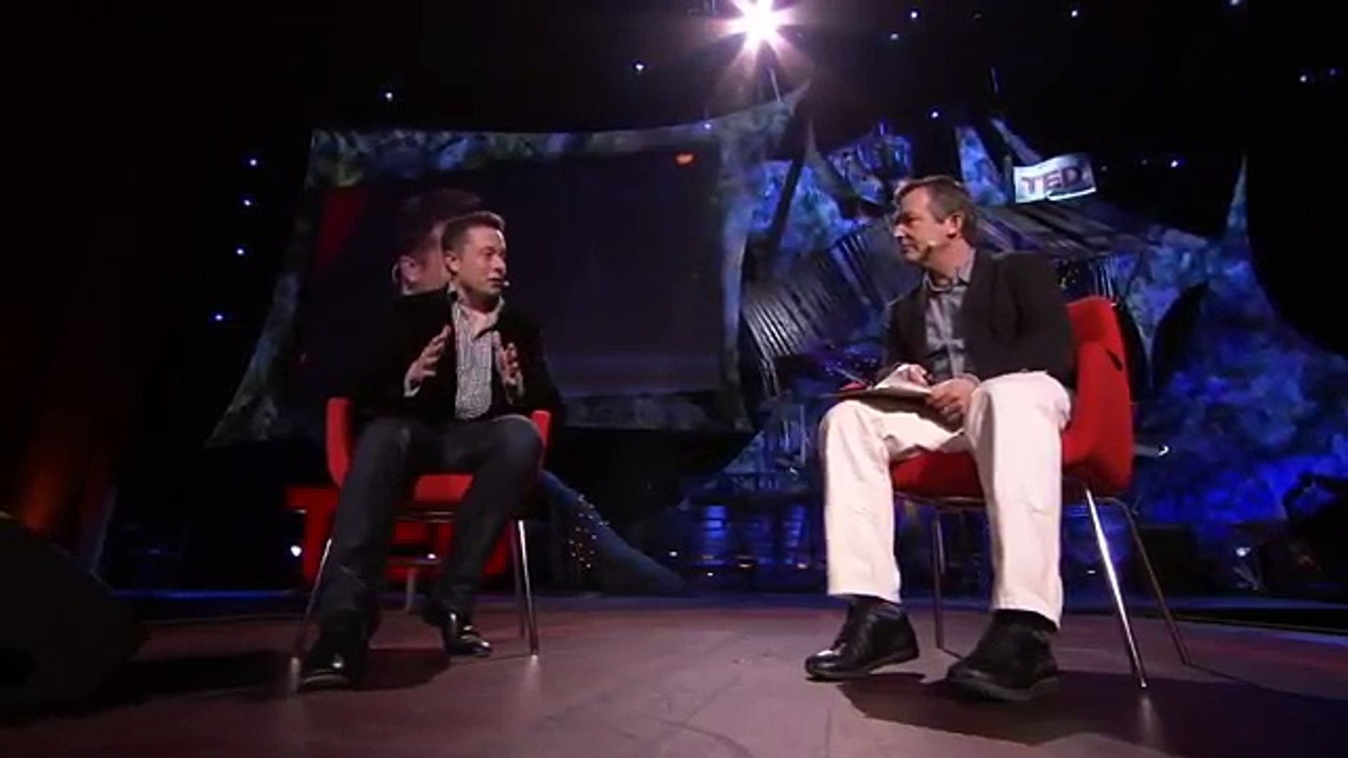 ⁣Elon Musk interesting interview at TED