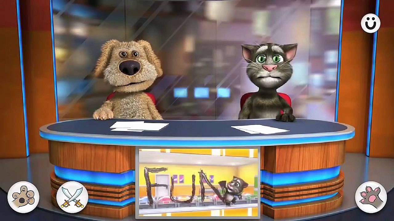 Talking Tom and Friends Colors Reaction Compilation Cat and Dog Animals Funny Videos