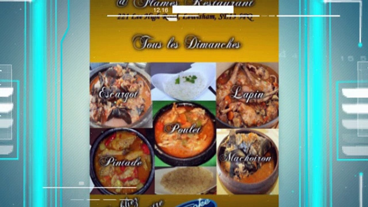 Taiser - FLAMES RESTAURANT LEWISHAM