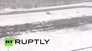 Aerial Footage: Helicopters fly over FlyDubai FZ981 crash site in Rostov-on-Don http://BestDramaTv.Net