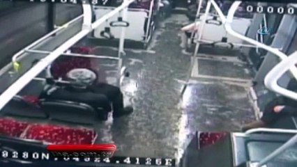 Türk bayrağına saldıran şahsı böyle dövdüler!