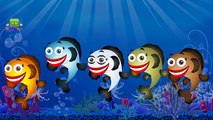 Fish Cartoons Singing Finger Family Children Nursery Rhymes for Kids and Babies