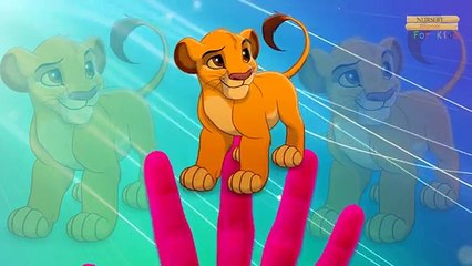 И мультфильм Семья палец для Дети Львы питомник реальная рифмы Песня |