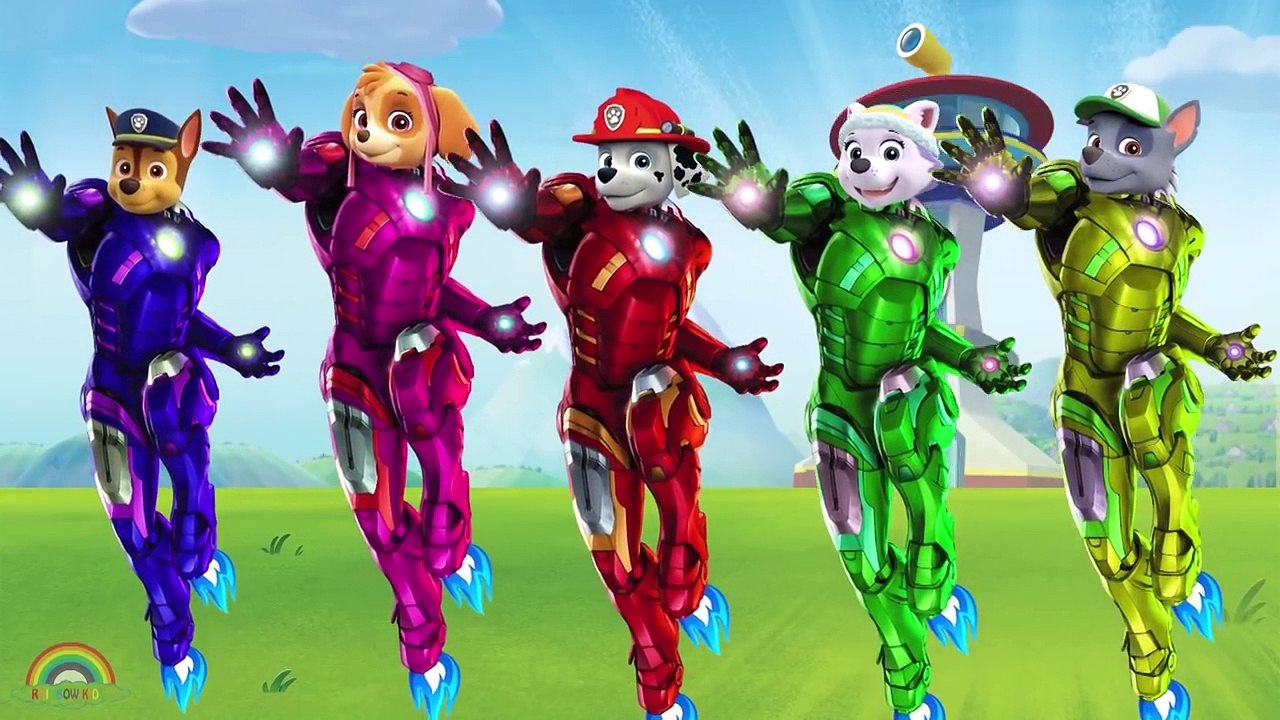 Paw Patrol into Venom Finger Family Songs - Nursery Rhymes Lyric & More - Dolphin Kids