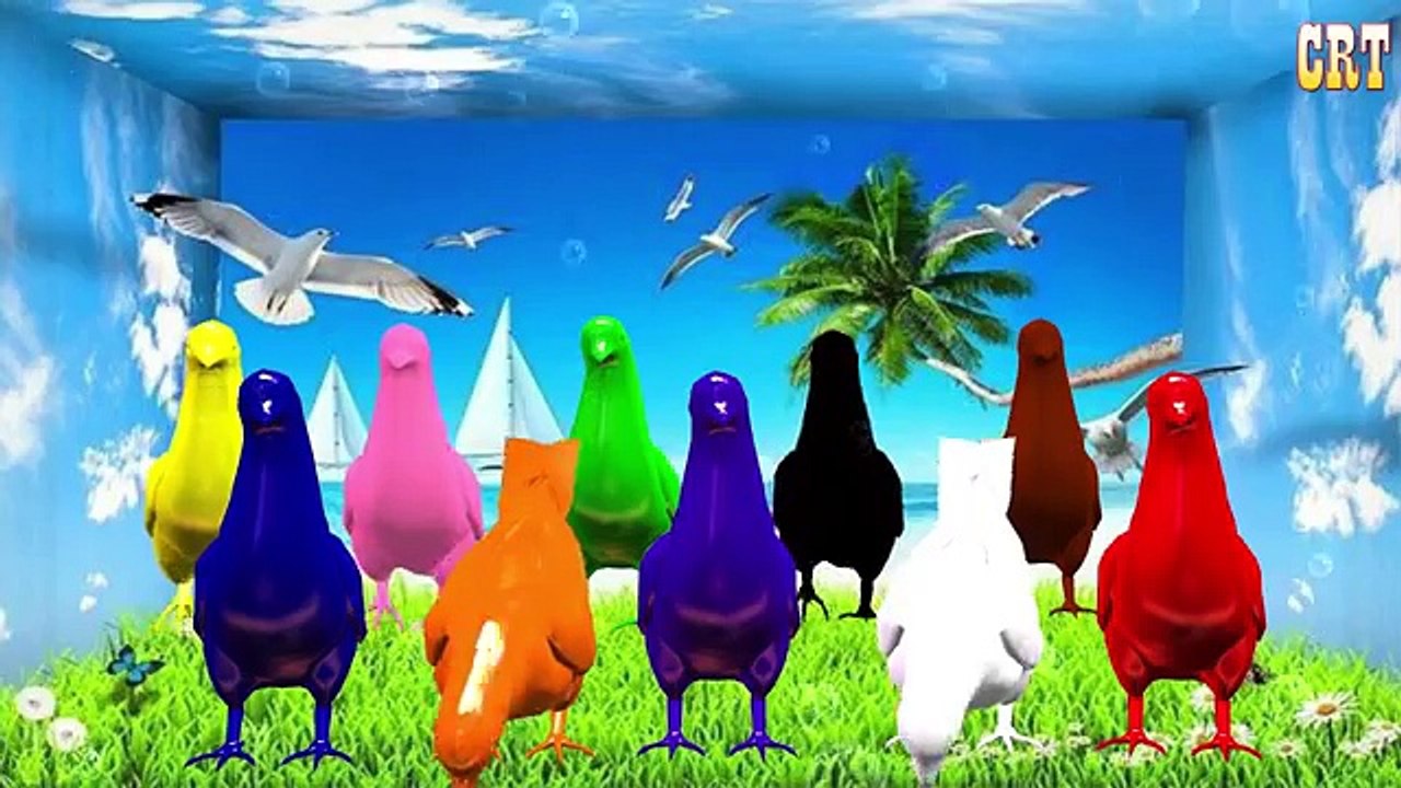 All Animals Colourful Colour Song || Nursery Rhymes Compilation # Cartoon For Kids Rhymes