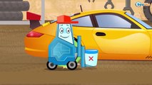 FUNNY SMALL CARS & TRUCKS Transportation Cartoon for Kids & Colors for Toddlers