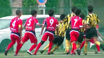 平成28年度群馬県高等学校サッカー選手権大会 一次予選　 前橋育英vs市立伊勢崎　前橋育英1/8点目（松田陸選手　5⃣）