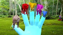 Colors Gorilla Dinosaurs Lion Elephant Sea Animals Shark Godzilla Finger Family Nursery Rh