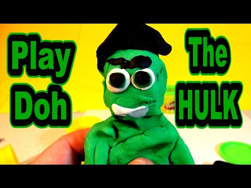 Hulk , The HULK Superhero from Play Doh , he's mean and funny .
