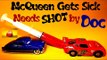 McQueen Gets Sick Needs Shot by Doc Cars 3 Nightmare in Radiator Springs and Cars 2 Lemons