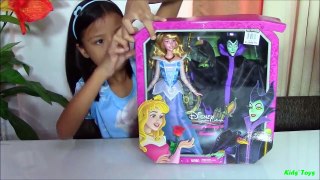 Disney Signature Collection Sleeping Beauty and Maleficent Dolls by Mattel: Unboxing