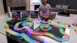 Crazy Car Magic Tracks Toy Challenge Games - They Glow In The Dark - Famtastic