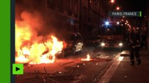 Un véhicule a été incendié lors d'une manifestation de la communauté asiatique à Paris