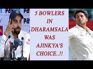 Virat Kohli says including Kuldeep Yadav in team was Rahane's decision | Oneindia News