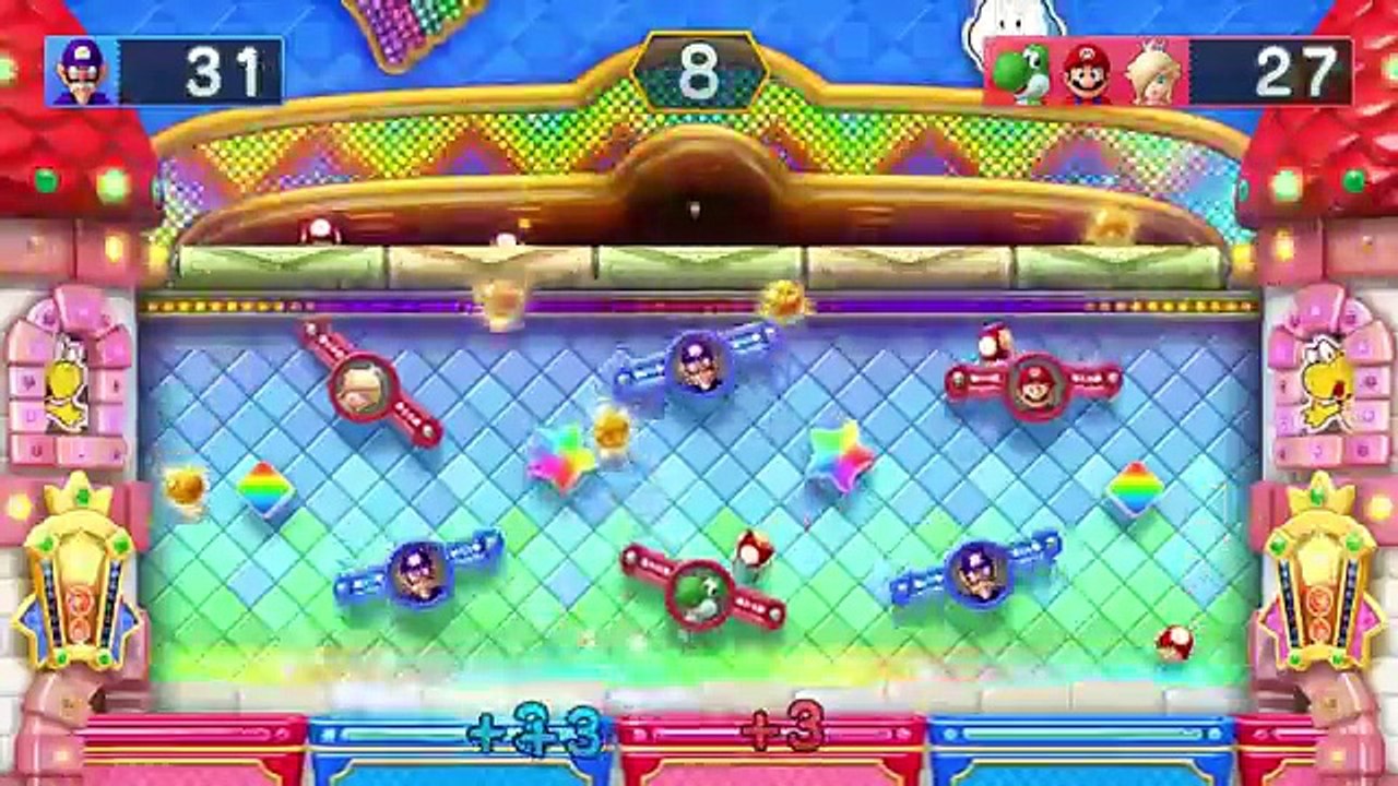 Mario Party 10 - Airship Central (4 Player Party Mode)