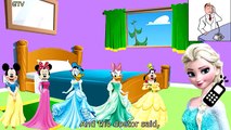 mickey mouse transforms into disney princess / five little monkeys jumping on the bed baby