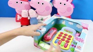 Де де по из Яйца Игрушки музыкальный Пеппа Телефон пианино этаж свинья сюрприз Телефон игрушка