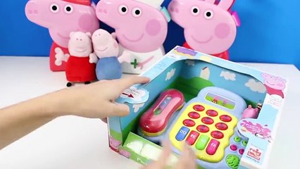 Де де по из Яйца Игрушки музыкальный Пеппа Телефон пианино этаж свинья сюрприз Телефон игрушка