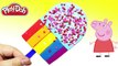 play doh popsicle rainbow!!! wow cinnamon popsicle ice cream vs peppa pig toys