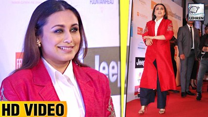 Rani Mukerji's First Red Carpet Appearance Post Delivery