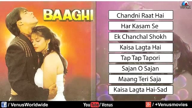 Baaghi Audio Jukebox Salman Khan & Nagma 1990