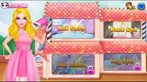 Princess Elsa Beauty Salon - Nail & Hair Salon And Back & Leg Spa Games For Girls