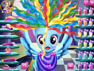 Животное тире для игра Игры волосы стрижка джунгли Дети мало мой Мы пони Радуга реальная са видео
