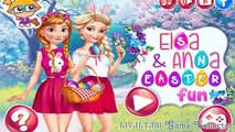 Мультик игра Холодное сердце: Пасха Эльзы и Анны (Elsa And Anna Easter Fun)