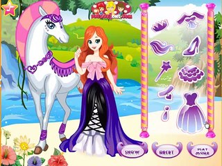 white horse princess game , nice game for kids , best game for childrens, super game for k