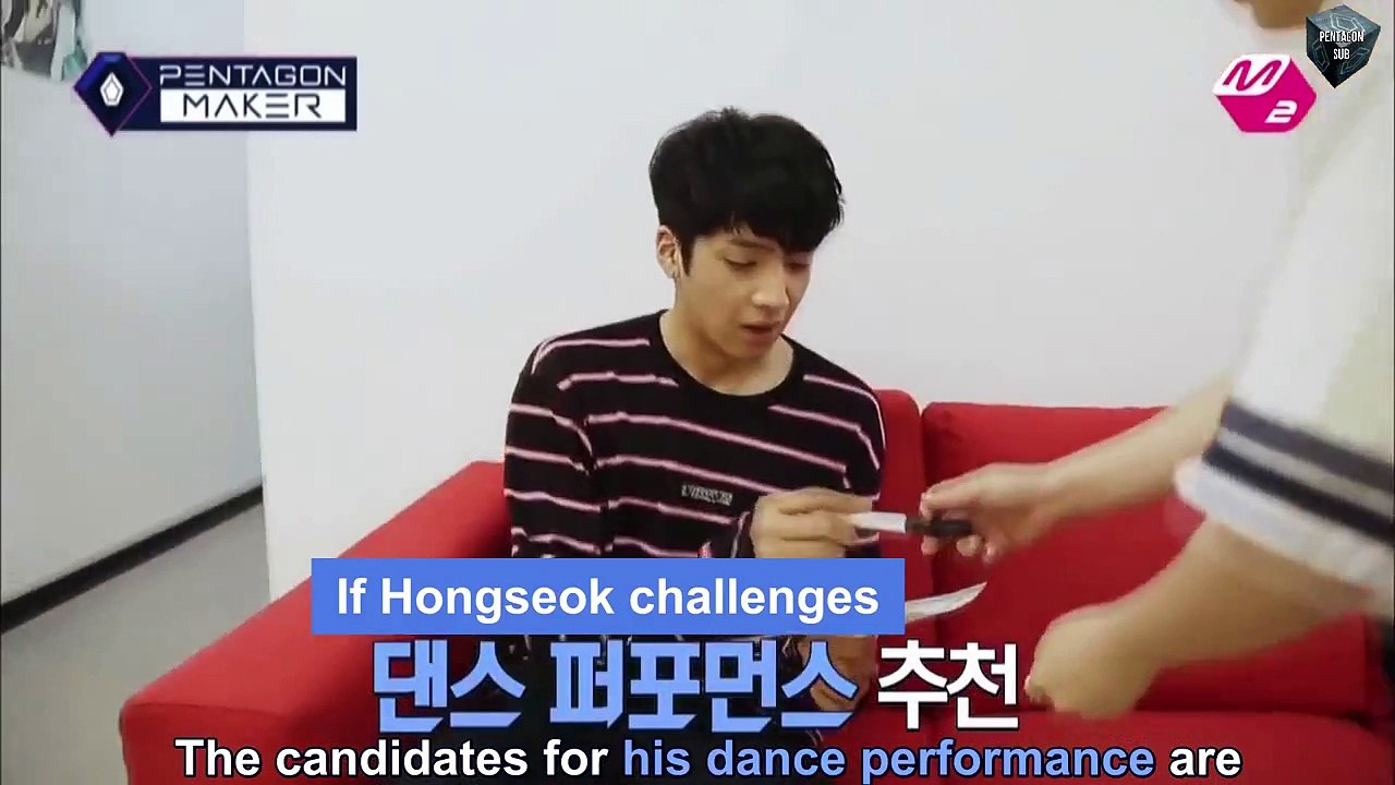 [ENG SUB] Pentagon Maker EP 8 - Hongseok gives a shot at becoming dance machine (IR)