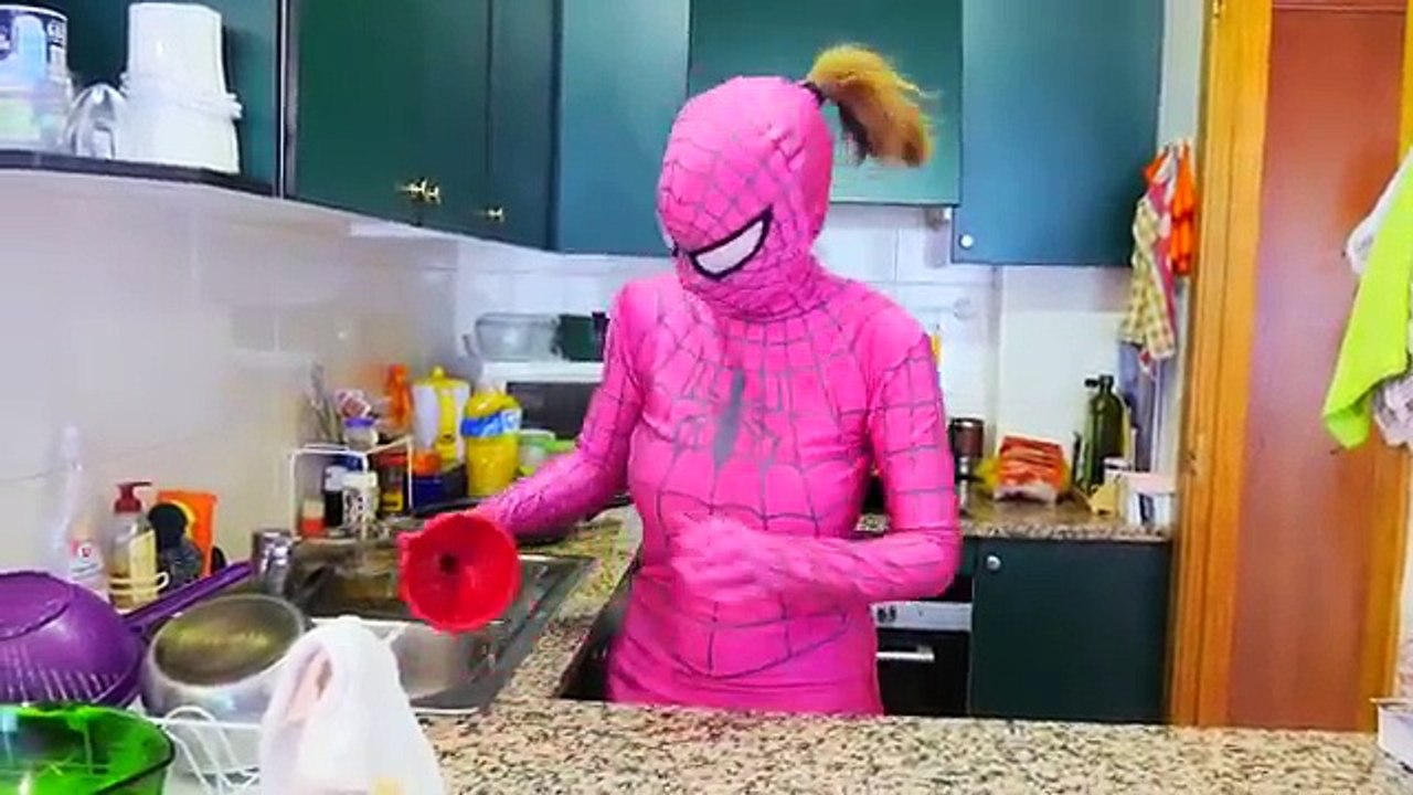 Frozen Anna Pregnant vs Colored Spider Baby! w/ Spiderman Princess Elsa Doctor & Rainbow B