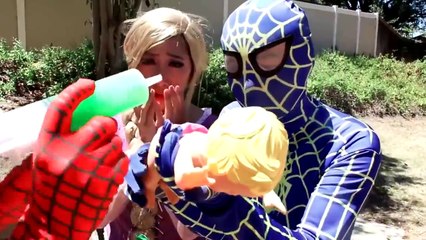 Elsa Se Casa Con Spiderman - La Boda de Elsa y Hombre Araña en Español