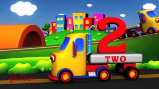 Learn Colors and Numbers with Wooden Truck Toy - Colours and Numbers Videos Collection for