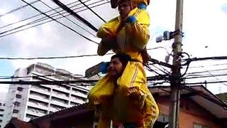 Bangkok Human Tower Fail #2 http://BestDramaTv.Net