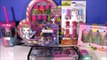 BARBIE Beauty Train Case! Makeup! Lip Gloss Shimmer Lotion Nail Polish! SHOPKINS FUN