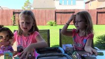 FROZEN ELSA AND ANNA FINDING DORY HELLO KITTY DORA THE EXPLORER SURPRISE LUNCH BOXES
