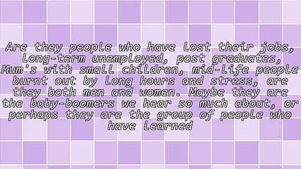 Who Are the People Who Want to Work at Home?