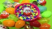 SURPRISE EGGS Hidden Under The Bucket Full Of Colorful Candy & Surprise Toys Eggs