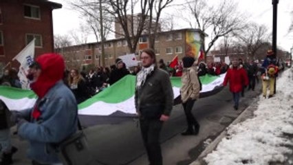 Kanada'da Islamofobi ve Irkçılık Karşıtı Gösteri