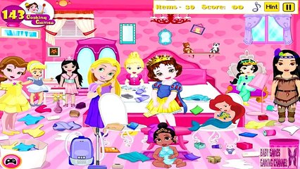 Princess Belle, Snow White & Rapunzel Baby Feeding - Disney Movie Cartoon Game for Kids