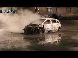 Rinkeby riots aftermath: Heavy police presence, burnt cars in Stockholm suburb
