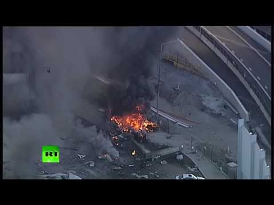‘Catastrophic engine failure’ likely cause of Melbourne plane crash, 5 on board