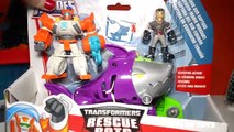 Transformers Rescue Bots Shark Sub Capture Dr Morocco!! Lots of Toys