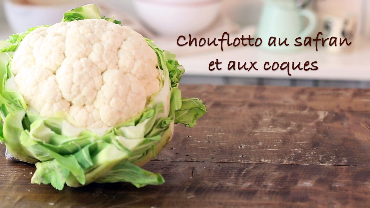 Chouflotto au safran et aux coques
