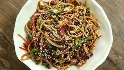 Vegetable Hakka Noodles Recipe | Indo Chinese Recipe | The Bombay Chef - Varun Inamdar