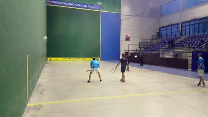 Frontenis honor Molareño vs San Cristobal 3ª partida ultimo tanto emocionante set 1