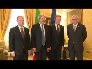 Video herunterladen: Roma - Le Parti sociali europee e le istituzioni Ue a Palazzo Chig (24.03.17)