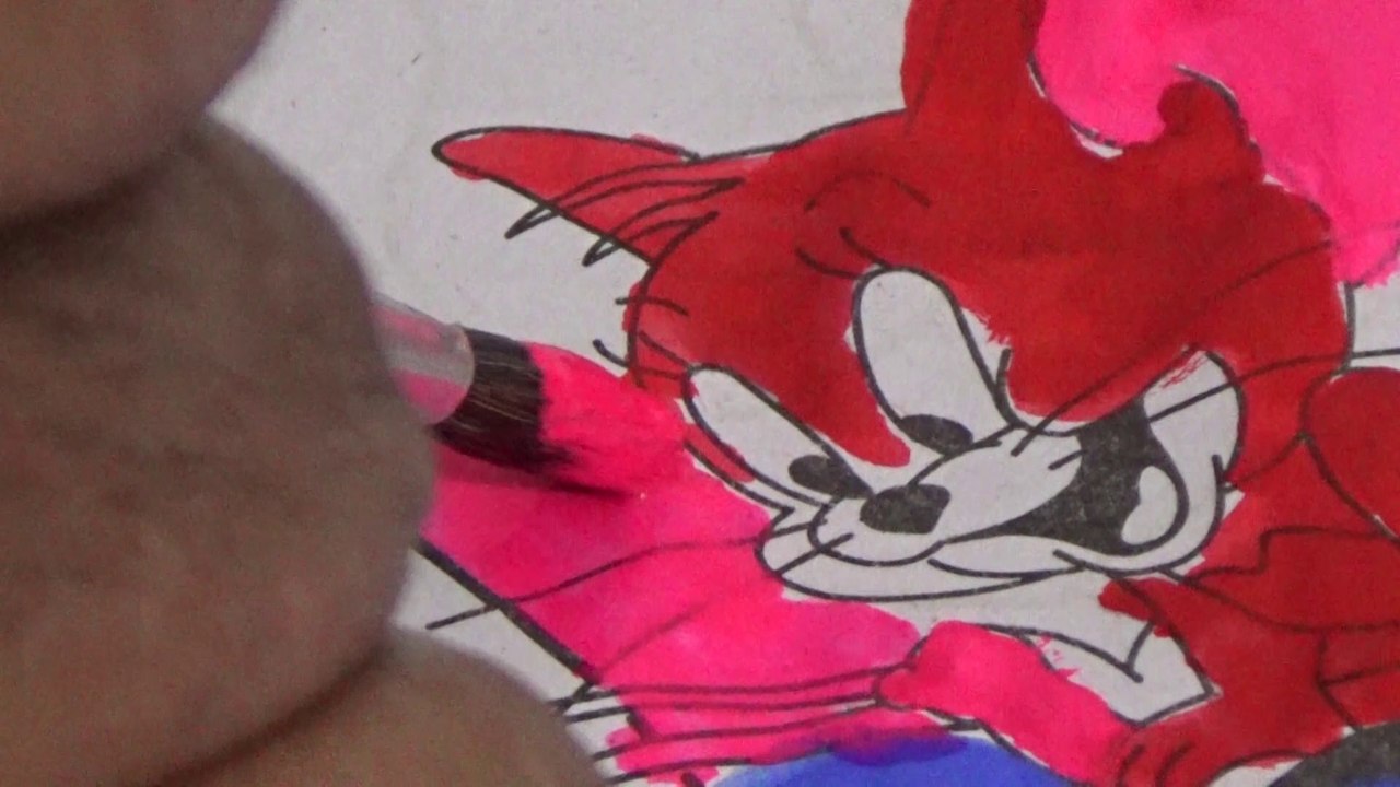 Tom and Jerry Colors Painting