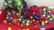 SURPRISE TOYS Giant Ball Pit Challenge Disney Cars Toys Lightning McQueen Spiderman VS HUL
