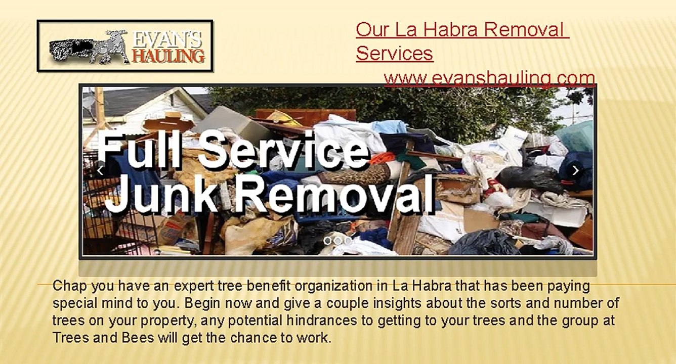 Our La Habra Removal Services